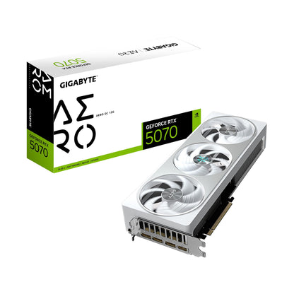 GIGABYTE GeForce RTX 5070 WINDFORCE OC SFF 12G Graphics Card, 12GB 192-bit GDDR7, PCIe 5.0, WINDFORCE Cooling System, GV-N5070WF3OC-12GD Video Card