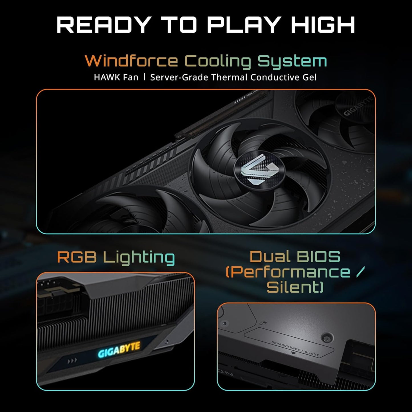 GIGABYTE Radeon RX 9070 XT Gaming OC 16G Graphics Card, PCIe 5.0, 16GB GDDR6, GV-R9070XTGAMING OC-16GD Video Card