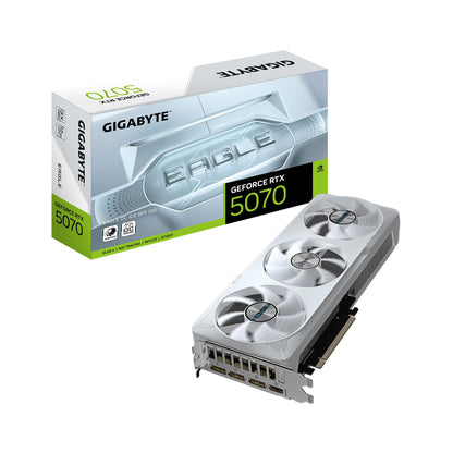 GIGABYTE GeForce RTX 5070 WINDFORCE OC SFF 12G Graphics Card, 12GB 192-bit GDDR7, PCIe 5.0, WINDFORCE Cooling System, GV-N5070WF3OC-12GD Video Card
