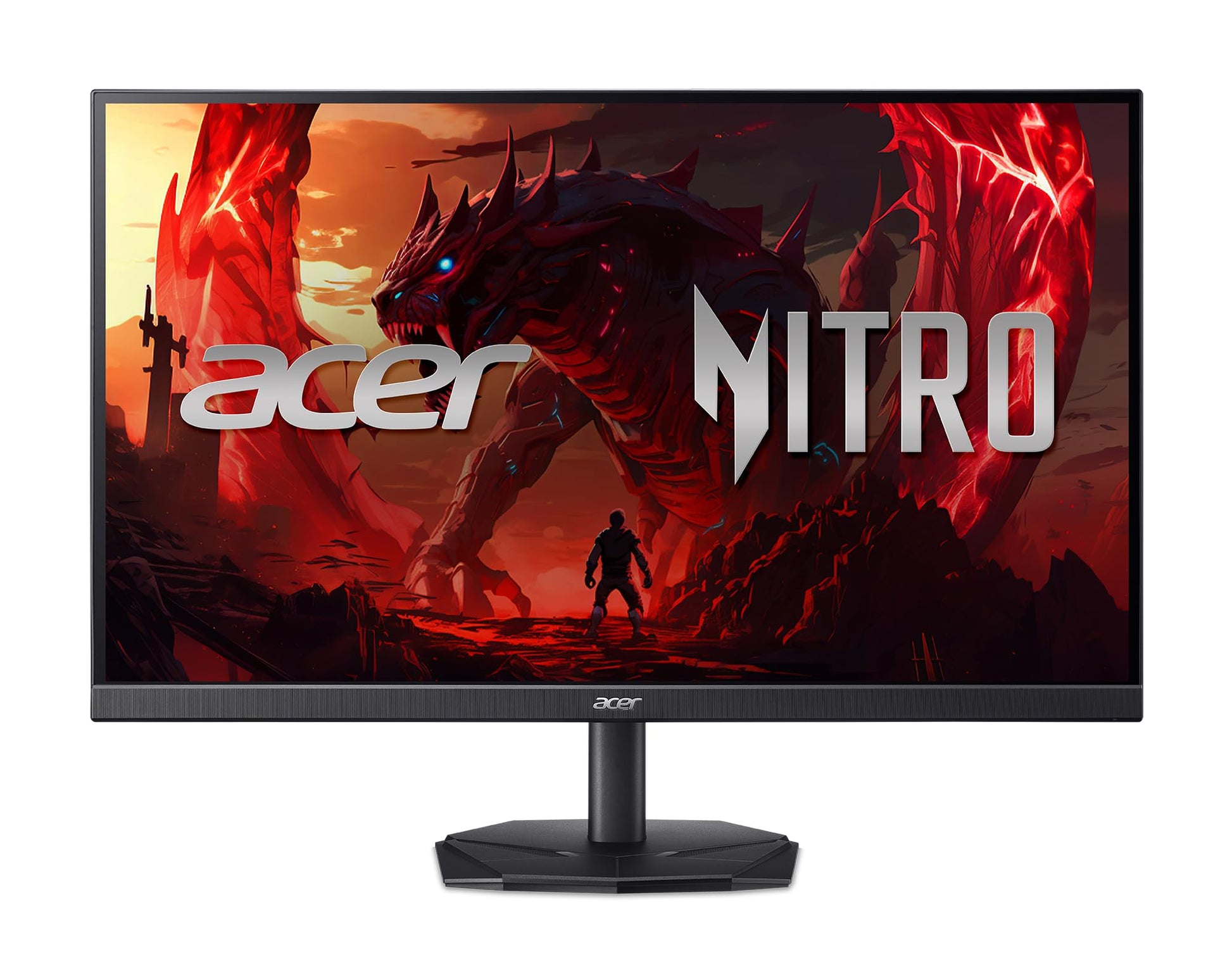 Acer Nitro KG241Y Sbiip 23.8” Full HD (1920 x 1080) VA Gaming Monitor | AMD FreeSync Premium Technology | 165Hz Refresh Rate | 1ms (VRB) | ZeroFrame Design | 1 x Display Port 1.2 & 2 x HDMI 2.0,Black