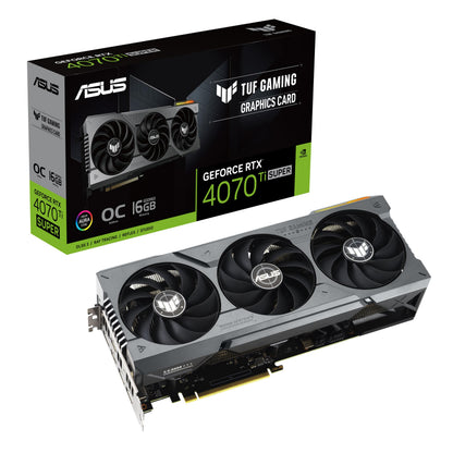 ASUS TUF Gaming GeForce RTX ™ 5070 Ti 16GB GDDR7 OC Edition Gaming Graphics Card (PCIe® 5.0, HDMI®/DP 2.1, 3.125-slot, Military-Grade Components, Protective PCB Coating, axial-tech Fans)