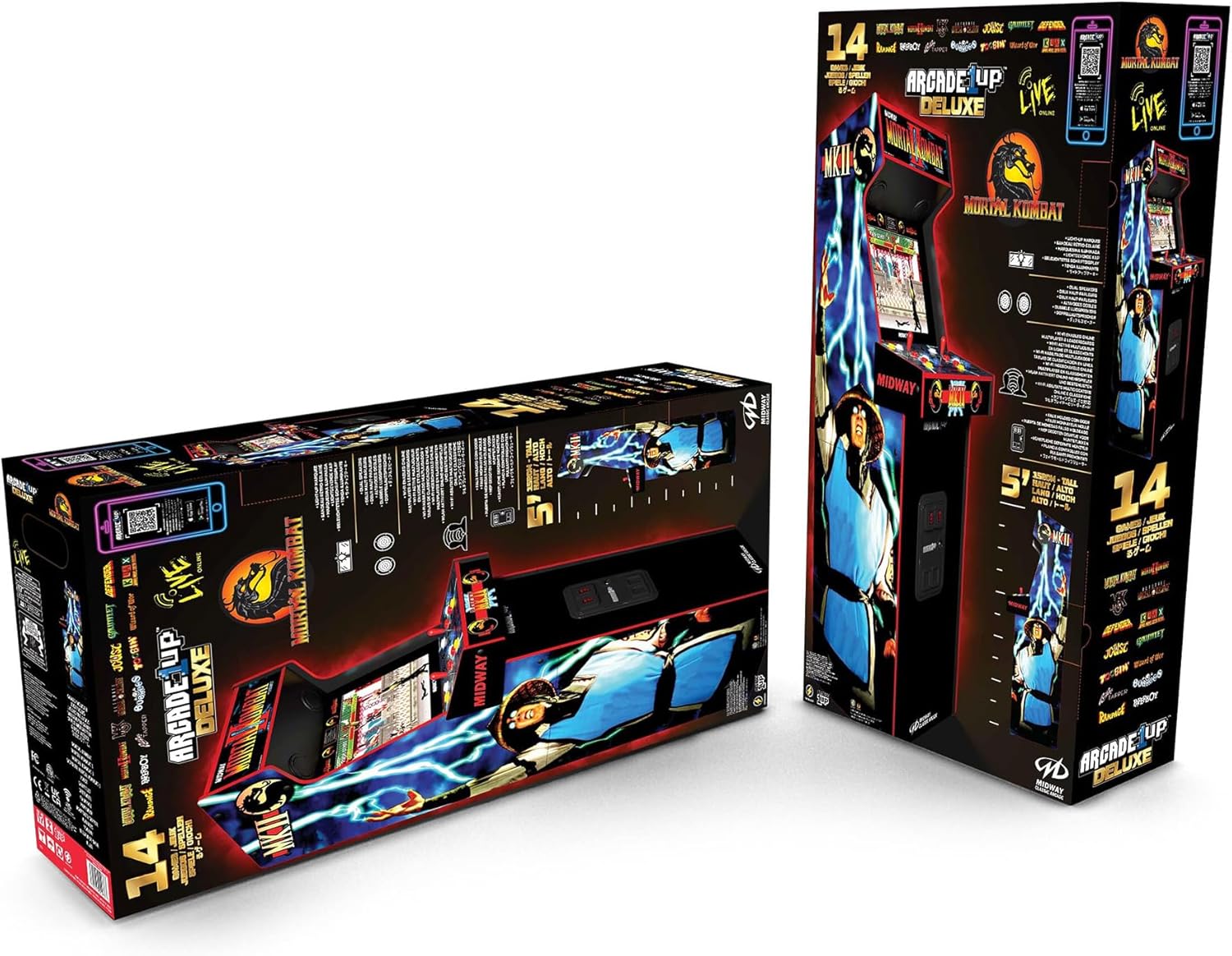 Arcade1Up Mortal Kombat II Deluxe Arcade Machine